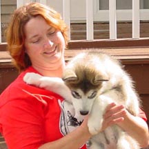 Leesa and Asik at a puppy play date