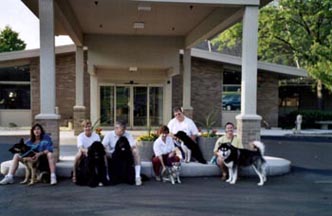 Glacier's first therapy dog group